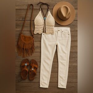 AG Adriano Goldschmied White Jeans